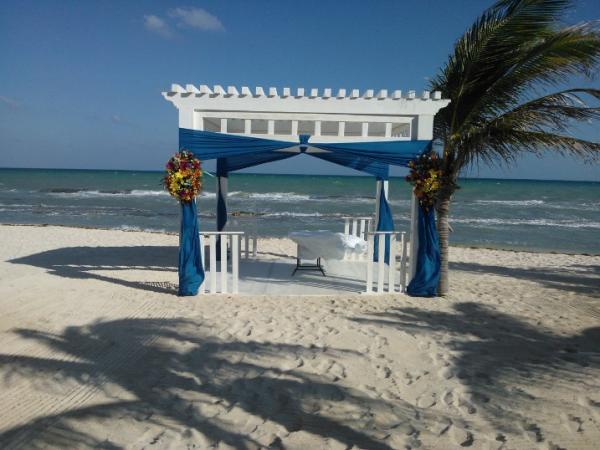 Blue Beach Wedding Ceremony