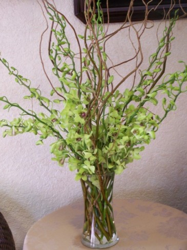 Green Wedding Centerpiece Share For the bride who enjoys green 