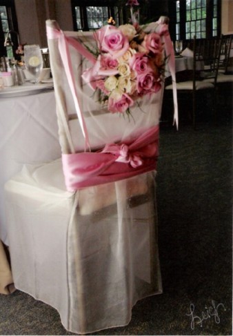 Don 39t forget to embellish your bride and groom 39s seating This decor was 