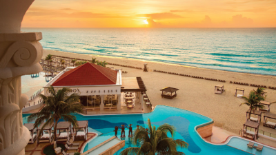 Wake up to this gorgeous scene at the Hyatt Zilara in Cancun, Mexico