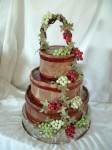 Harvest Basket Wedding Cake