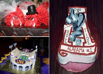 College Football Themed Cakes