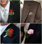 Wedding Boutonnieres & Pocket Square