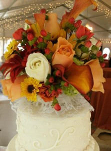 Beautiful Floral Cake Topper