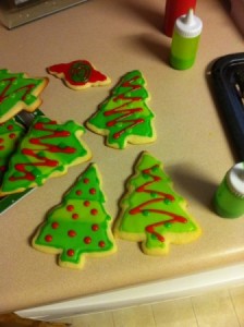 Christmas Tree Cookies