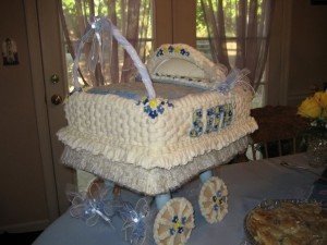 Baby Carriage Cake