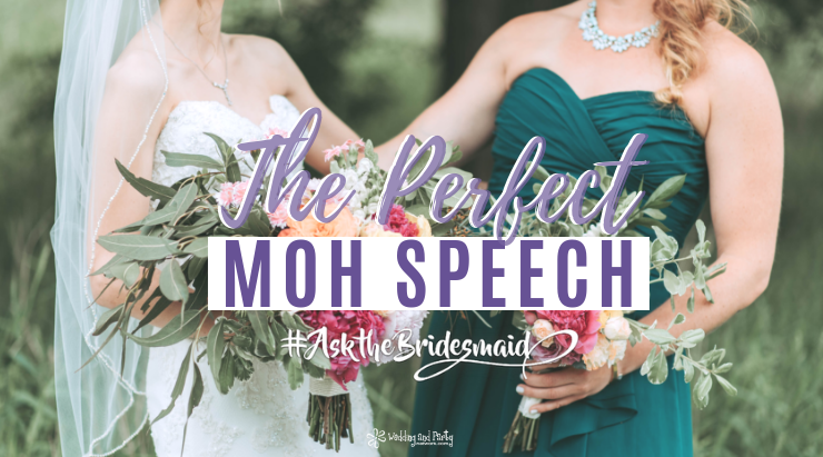 how to write the perfect moh speech