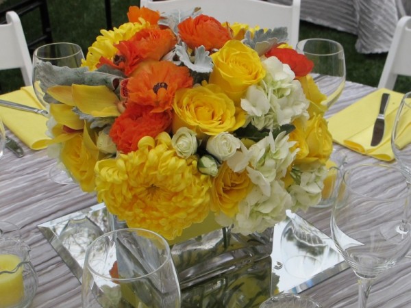 Yellow & Orange Centerpiece