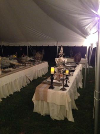 Evening Reception Under Tent