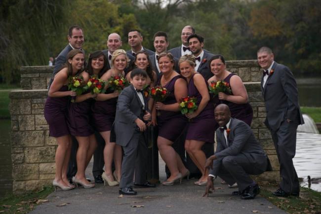 Wedding Portrait of the Bridal Party