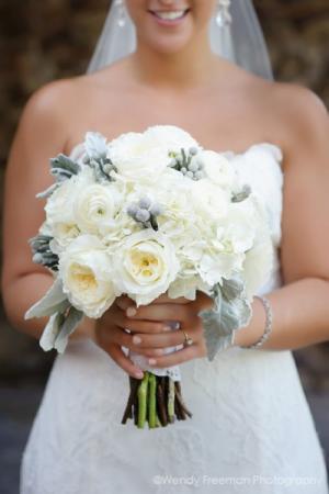 White Rose Wedding Bouquet