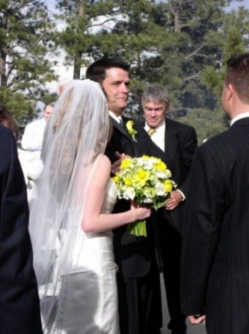 Bridal Bouquet During Ceremony