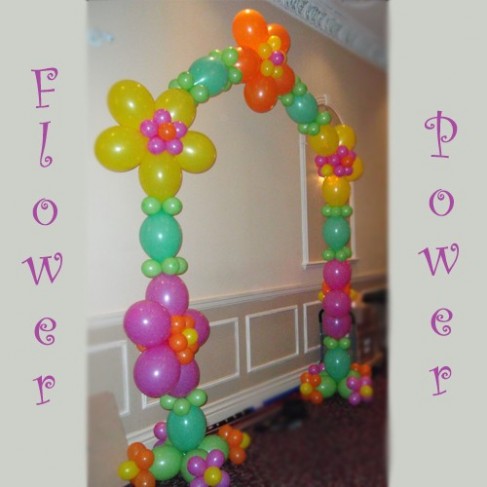 Photo Gallery - Colorful Flower Balloon Arch Photo