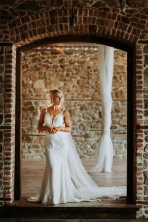 Inside arch for vows or portraits!