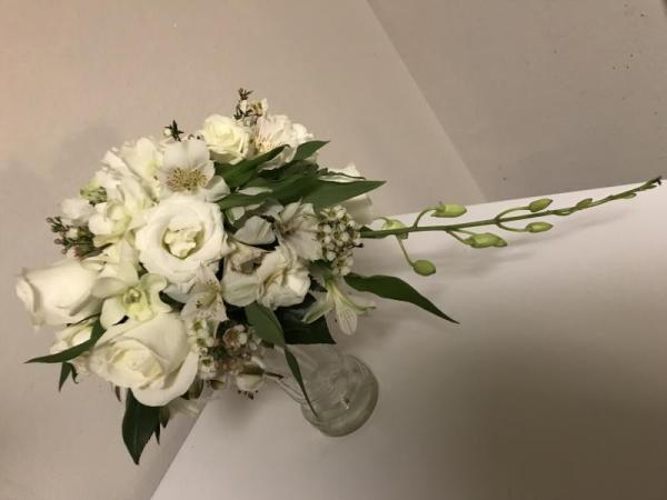 Classic White Orchid Bouquet