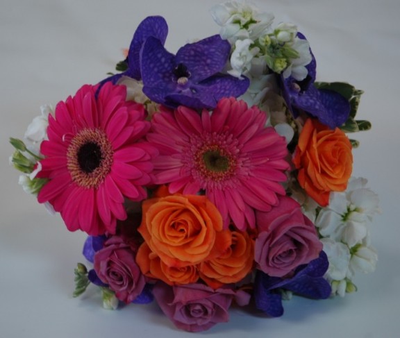 Beautifully Colored Toss Bouquet