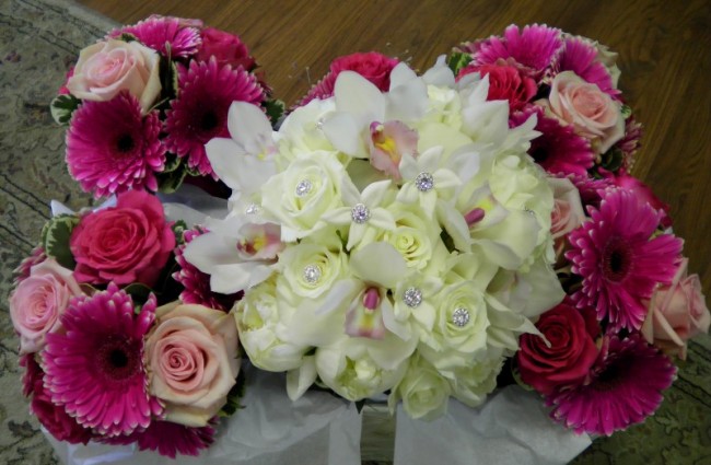 Bride & Bridesmaid's Bouquets