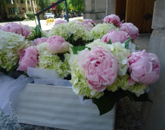 Peonies & Hydrageas Wedding Bouquet