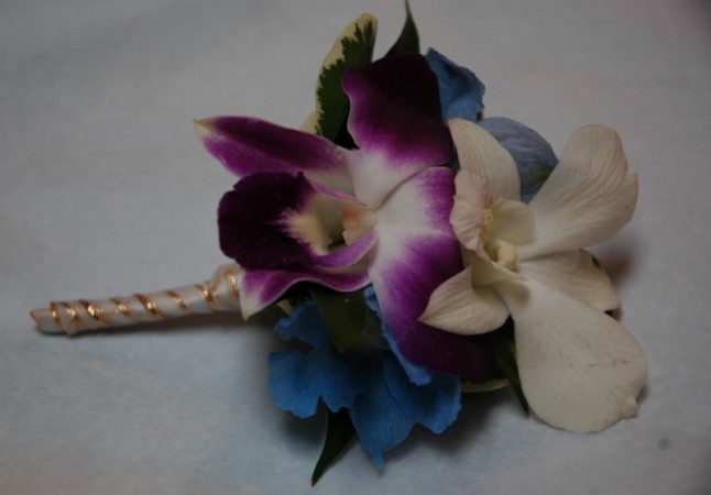 Orchid Boutonniere