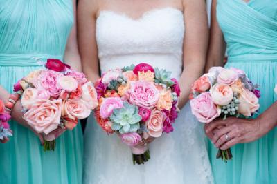 Lovely Palm Beach Colors Wedding