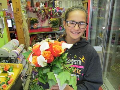 Orange Rose Bouquet