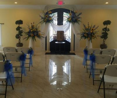 Sunflower Wedding Altar