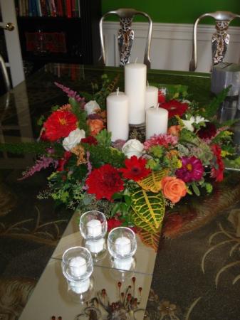 Candle Ring Wreath with Four Candles