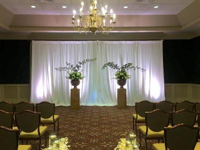 Wedding ceremony backdrop 