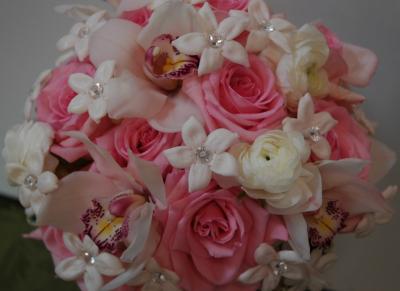 Pink & Ivory Wedding Bouquet