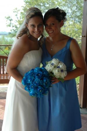 Blue Bridal Bouquets 