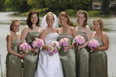 Dark Sage Bridesmaid Dress