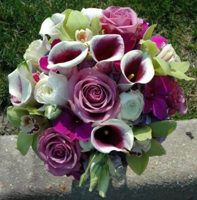 Purple Wedding Bouquet