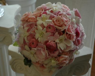 Gorgeous Pink & Cream Bridal Bouquet