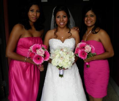 Bride With Her Bridesmaids