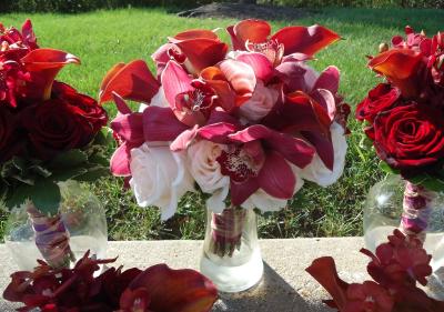 Pink & White Bridal Bouquet