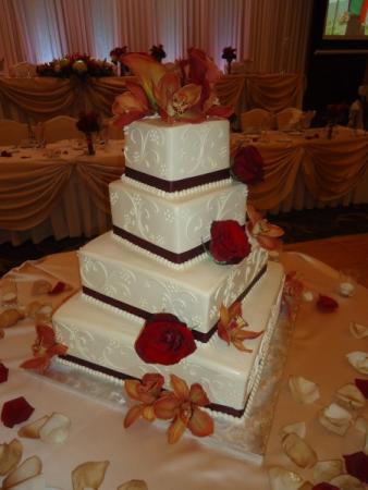 4 Tiered Wedding Cake