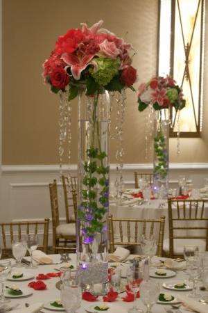 Centerpiece with Crystals