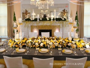 Yellow Table Setting