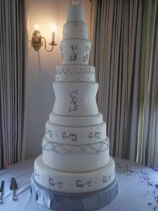 9 Tiered Wedding Cake