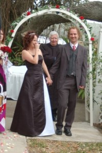 Black & White Wedding Dress