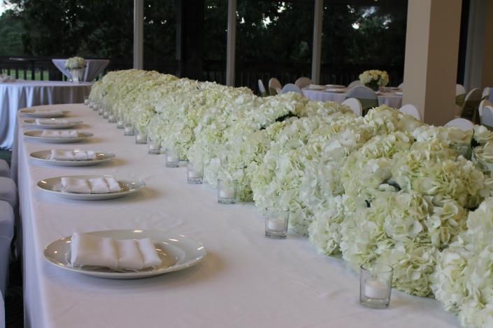 Hydrangea Tablescape