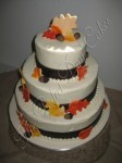 Fall Themed Wedding Cake