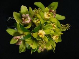Green Orchid Wedding Bouquet