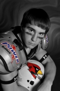 Sports Themed Senior Photo