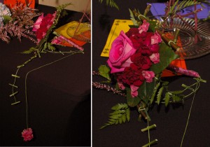 Unique Pink Square Bridal Bouquet