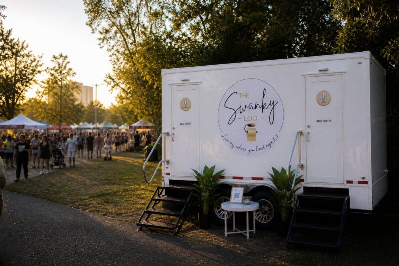 The Swanky Loo • Luxury Restroom Trailer- #2